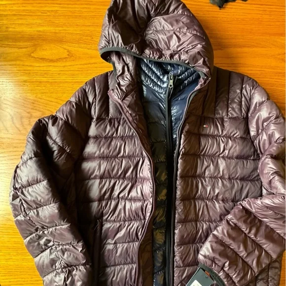 TOMMY Hilfiger NEW Men's Insulated Packable Puffer Jacket with Hood Size: XXL - Picture 7 of 14
